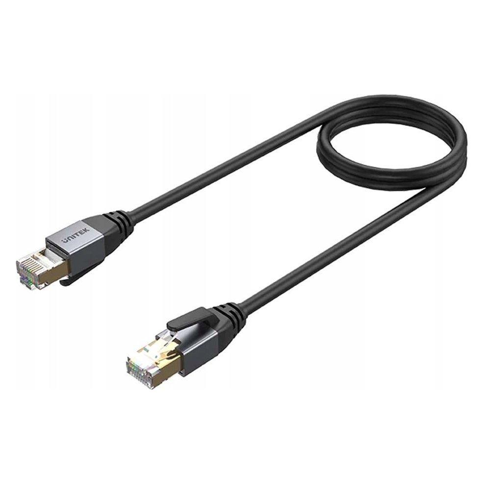 Unitek kabel Ethernet RJ-45 LAN, patchcord cat.8 (S/FTP), przewód sieciowy 10m (S/FTP, 10 m) (C18149AGY03-10M)
