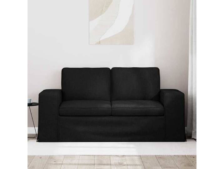 Noir SOFA - PHSH - Canapé 120cm - 2 places - Noir Métал C383