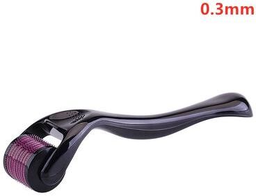 Uplift Treasures Healthy Care 540 Titanium Derma Roller For Face Skin Care black 0.3mm