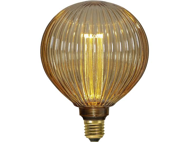 Bulbs Leuchtmittel Bulb Glas E27 T 13 cm 1 W - Farbe: Bernstein - LED - Lichtfarbe: Kerzenlicht - LED Leuchtmittel