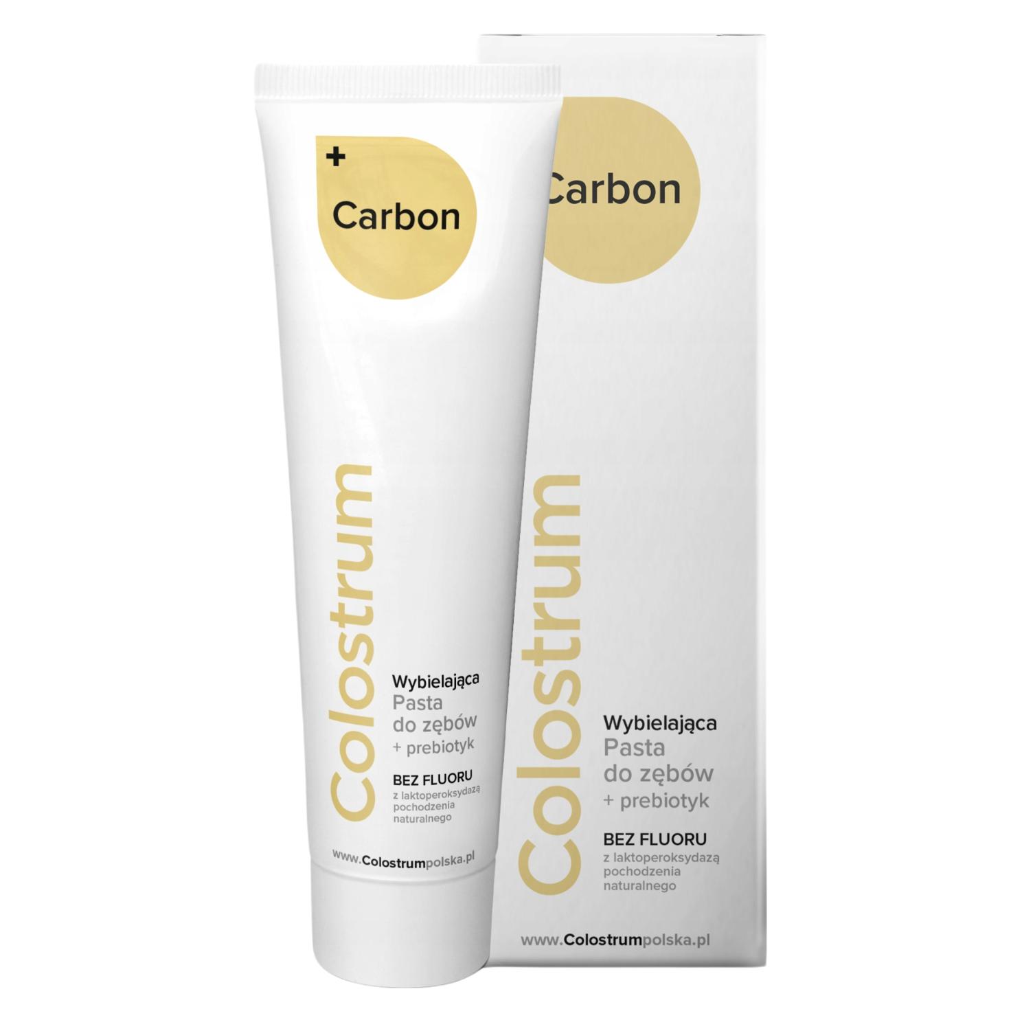 ImmunoFirstAid Colostrum Carbon aufhellende Zahnpasta mit Colostrum ohne Fluorid (57647301)