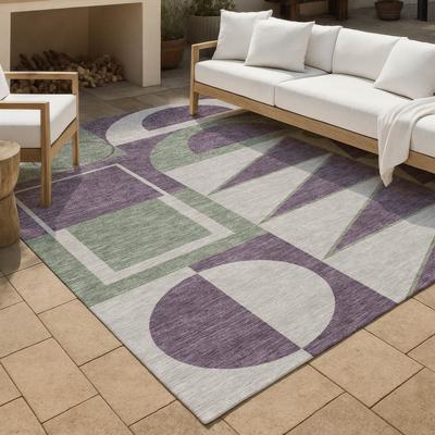 Addison Rugs Machine Washable Indoor/ Outdoor Modern Crowley Chantille Rug