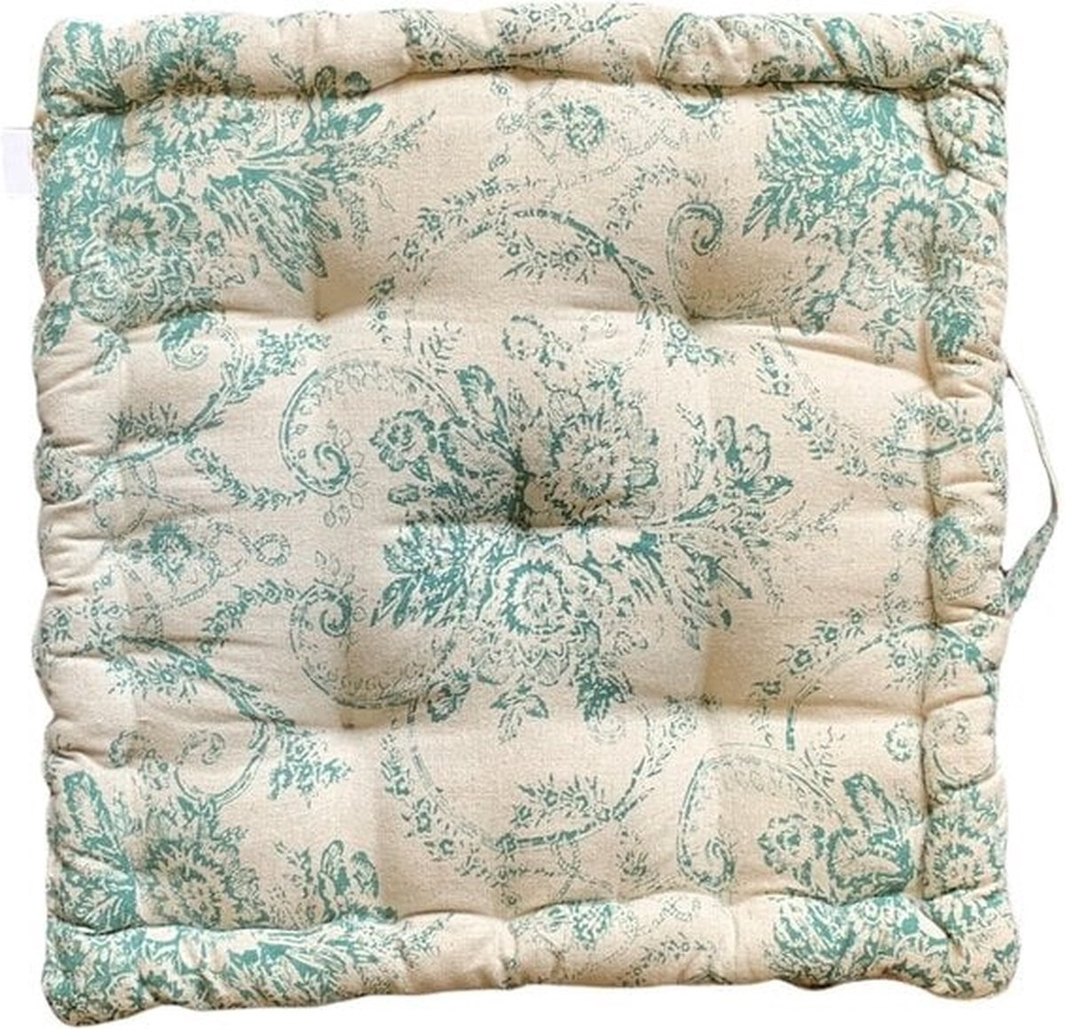 Linen & More Hampton French Linen Sierkussen Groen 40 x 40 cm