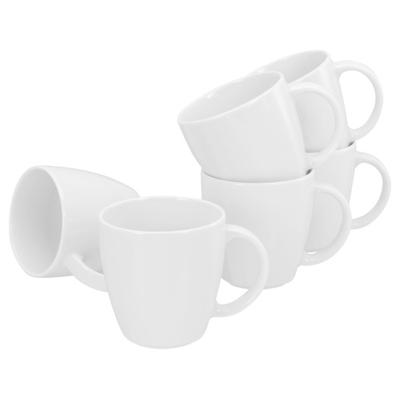 CreaTable Victoria Weiss Kaffeebecher 6-tlg Porzellan