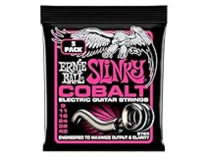 Super Slinky Cobalt Elec Gtr Strings 3 Pk 9 42