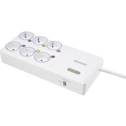 VOLTCRAFT SEM8500 Energiekosten-Messgerät inkl. Funksteckdosen, Datenexport, Datenloggerfunktion, Kostenprognose, Stromtarif einstellbar, mit App-Steuerung, VC-11795075