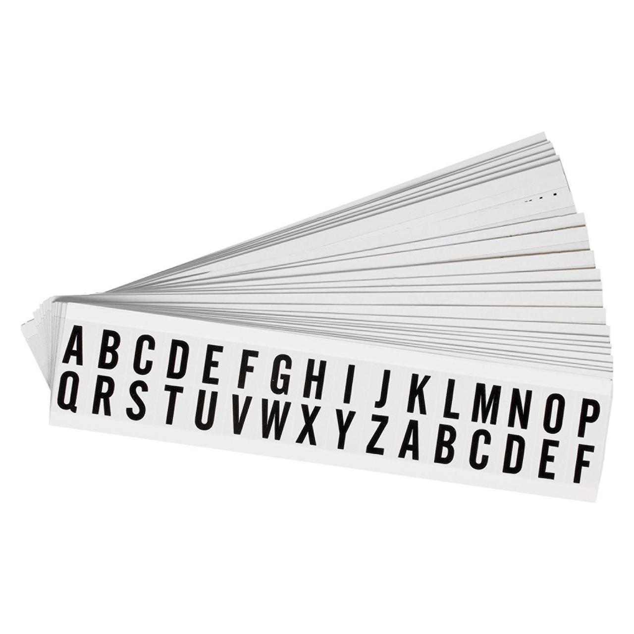 Brady W75 Series Etiketten mit Zahlen und Buchstaben (NL-W75 A-Z)