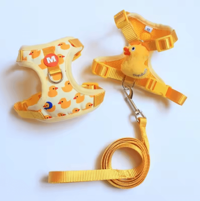 Inspire Curations Escape Proof No Pull Cat Harness & Leash Set yellow m