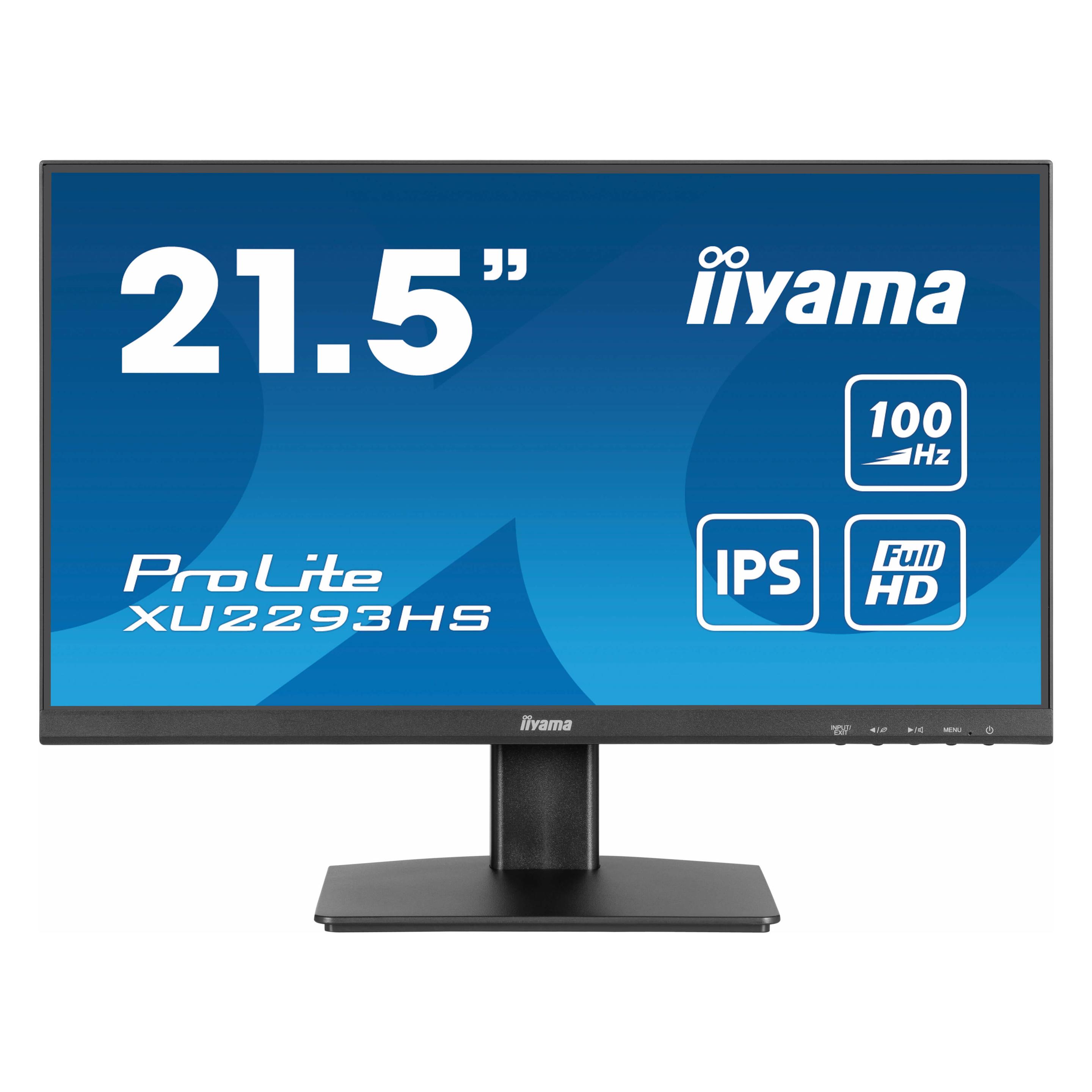 iiyama TFT 21,5/54,5cm ProLite XU2293HS *schwarz* (1920 x 1080 Pixel, 21.50") (XU2293HS-B6)