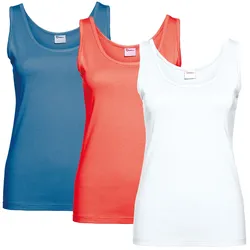 JASMINELLA Tank Top, für Damen, 3er-Pack