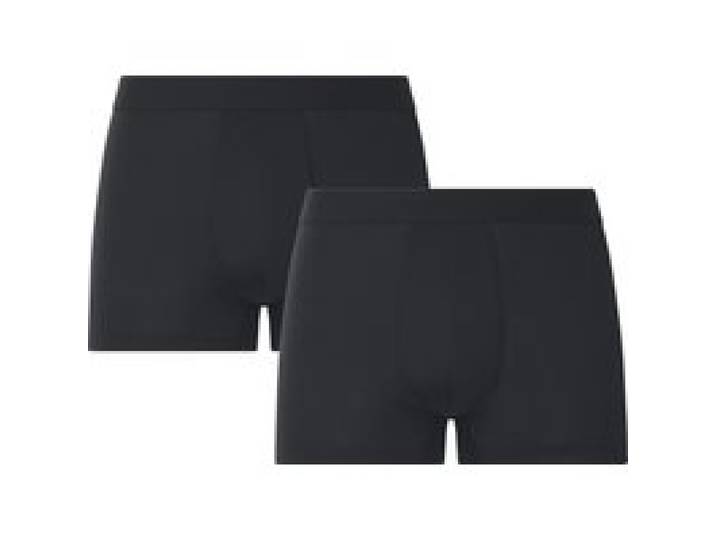 ESMARA MEN Lot de 2 boxers rafraîchissants homme (noir, M)