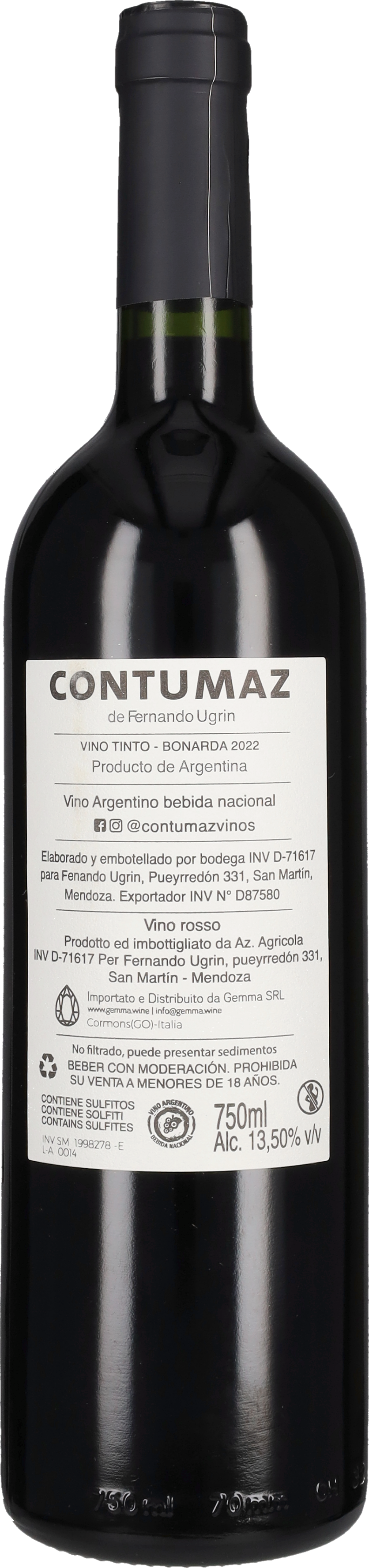 Bonarda Contumaz 2022