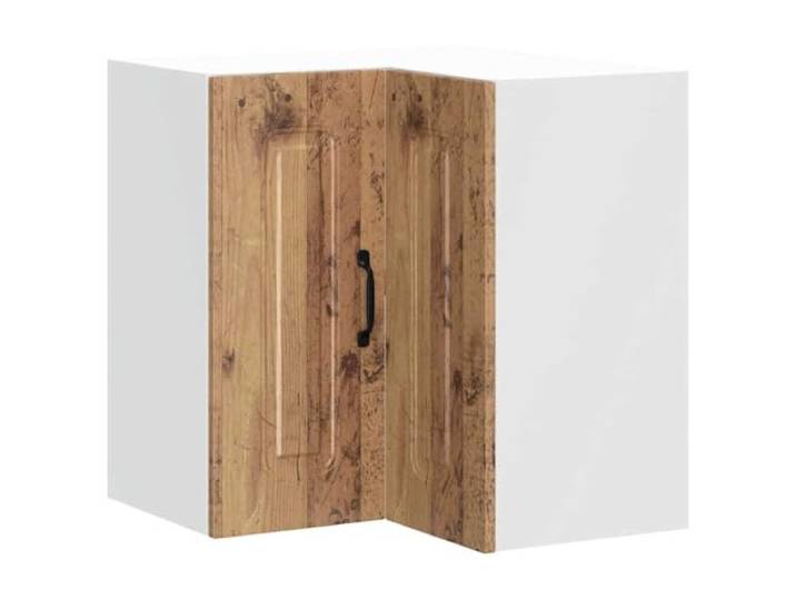 vidaXL Armoire Murale d'angle de Cuisine Kalmar Vieux Bois