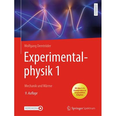 Experimentalphysik 1, Taschenbuch von Wolfgang Demtröder, Springer Berlin, 978-3-662-62727-3