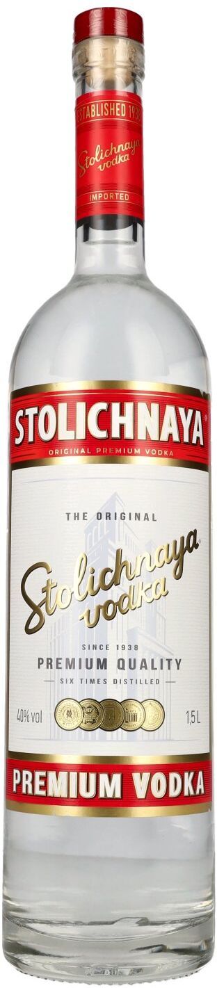 Stolichnaya Vodka Stolichnaya Premium Vodka FKP 40% Vol. 1,5l