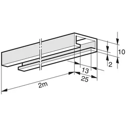 Somfy C-Schiene 9708940