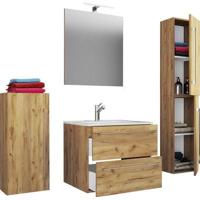 5-tlg. Waschplatz Waschtisch Badinos Schublade SP