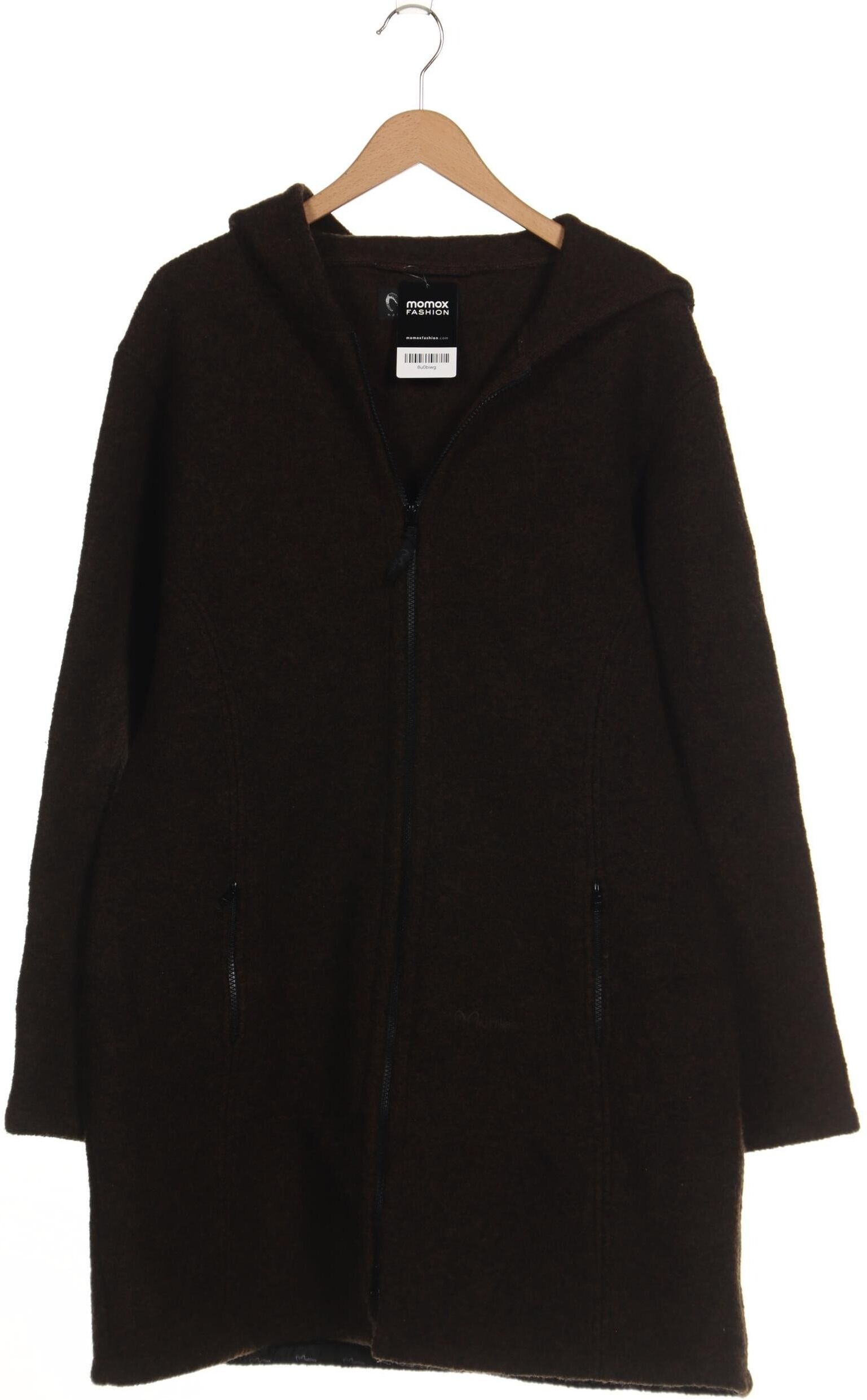 Mufflon Damen Mantel, Braun, Gr. XL, Schurwolle - Second Hand