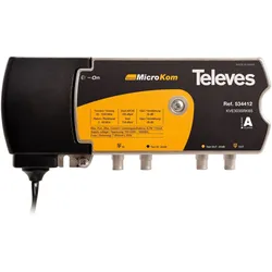 Televes KVE3035RK65 BK-Verstärker 30/35dB m.RK 5-65MHz 28dB (Verstärker), SAT Zubehör