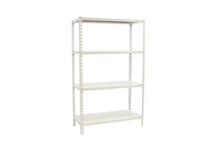 Simon Rack Metallregal 1500x1100x400 mm - Simonclick 4 Höhen, Metallablage, Biegepunkt 200 kg, Korrosionsschutzlackierung, Klicksystem-Montage, Weiss
