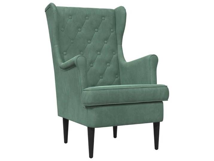 Elégance - Chic Fauteuil 1 place moderne - Fauteuil salon-séjour - Vert - Mer - Velours - 65x79x100cm_0444145