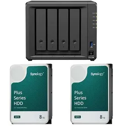 Synology DS425+ DiskStation + 16 TB 2x Synology Plus 3.5" SATA 6Gb/s Festplatte 8 TB