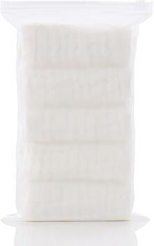 Tiny Tots Teens Trends Soft Baby Towels Muslin Layers Cotton Face Towel Handkerchief Bathing Wipe Burp Cloth white