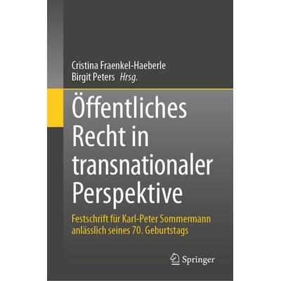 Öffentliches Recht in transnationaler Perspektive, Gebundene Ausgabe von , Springer Berlin, 978-3-662-72330-2