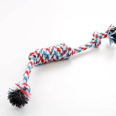Inspire Essentials Durable Braided Rope Dog Chew Toy Interactive Training Tug Toy 9
