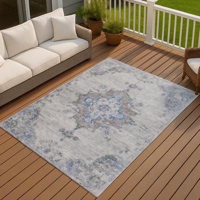 Addison Rugs Machine Washable Indoor/ Outdoor Traditional Tabriz Chantille Rug