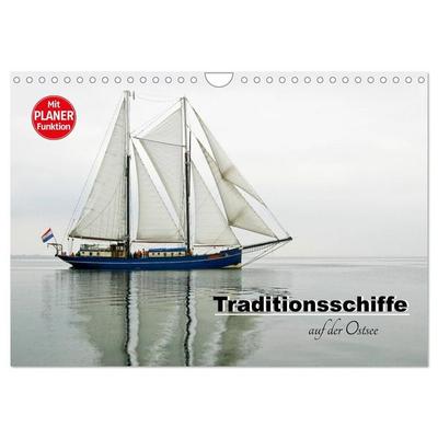 Traditionsschiffe auf der Ostsee (Wandkalender 2027 DIN A4 quer), CALVENDO Monatskalender
