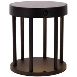 Lucide, Gartenbeleuchtung, JACKSON LED Pollerleuchte 2W dimmbar IP54 Steuerbare Lichtfarbe Modern Schwarz 15811/02/30 (100 lm, IP54)