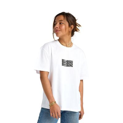T-Shirt BILLABONG "In The Beyond", Damen, Gr. M, weiß, Obermaterial: 100% Baumwolle., Shirts T-Shirt