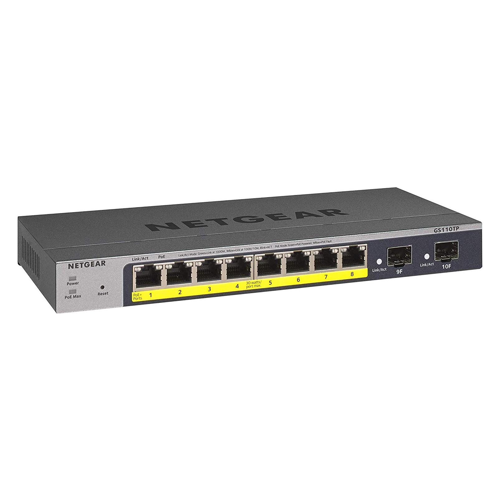 Netgear GS110TP-300EUS (10 Ports) (GS110TP-300EUS)