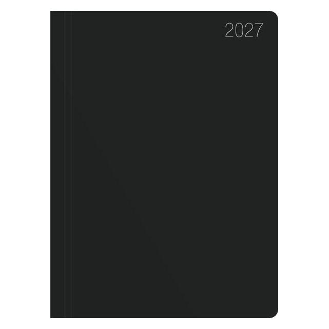 Zettler Taschenkalender 1T/1S schwarz 2027 (A6, 1 Tag / 1 Seite) (144600)