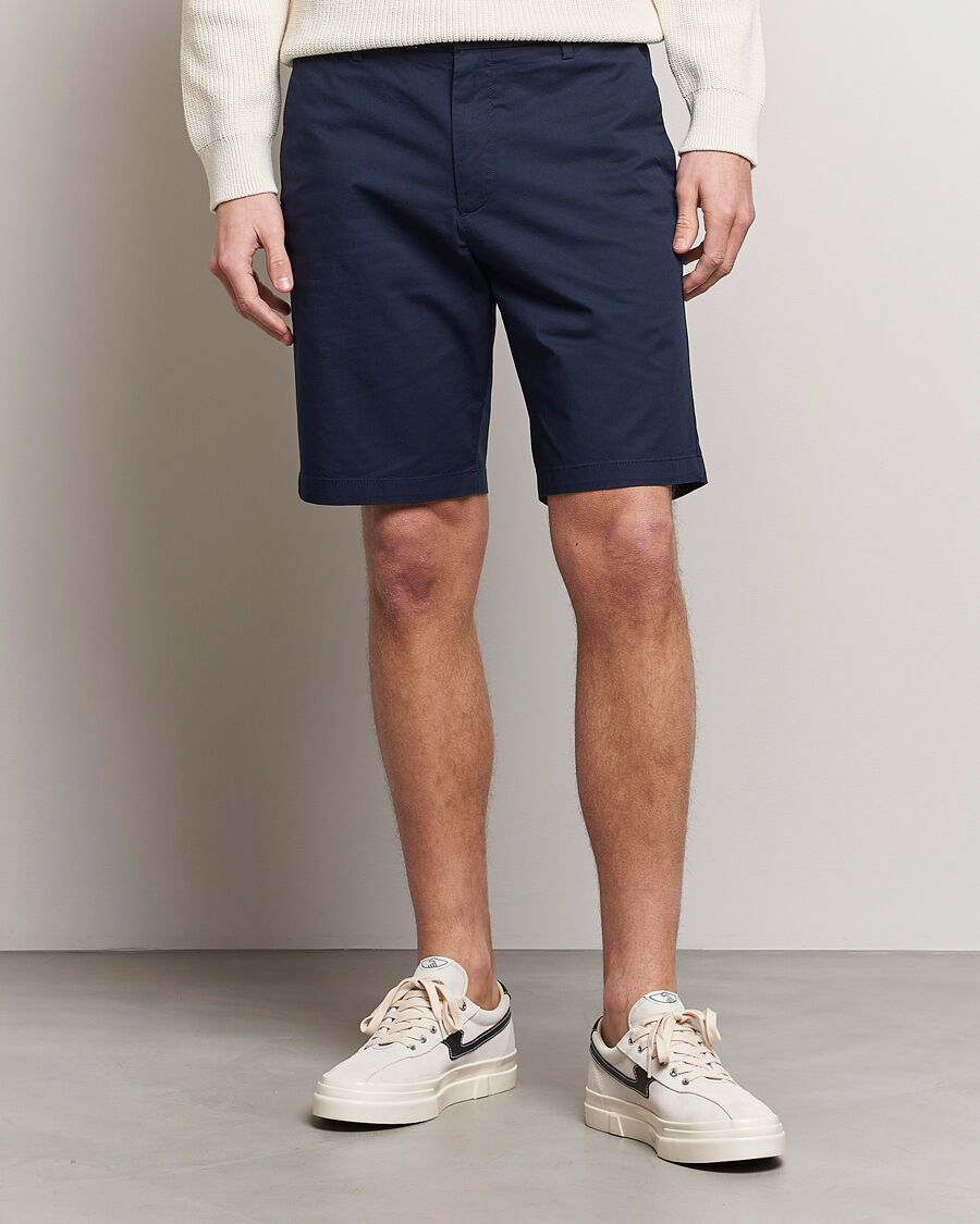 Dockers Cotton Stretch Twill Chino Shorts Navy Blazer men W31 Blå