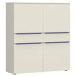 Tom Tailor Highboard Color Puzzle 8 Dekor Grau Taupe