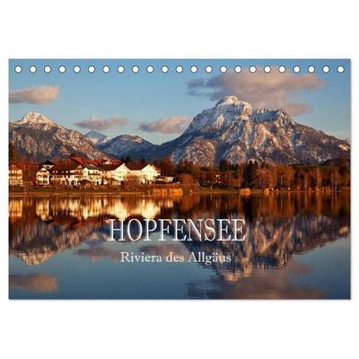 Hopfensee - Riviera des Allgäus (Tischkalender 2027 DIN A5 quer), CALVENDO Monatskalender