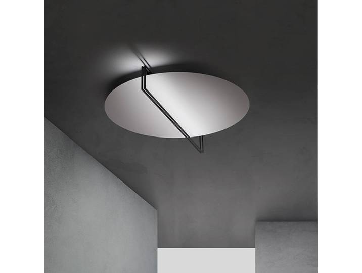 ICONE Designer Deckenlampe Essenza, dimmbar, weiß / opal, für Wohn- / Esszimmer, Aluminium, Design, Deckenlampe