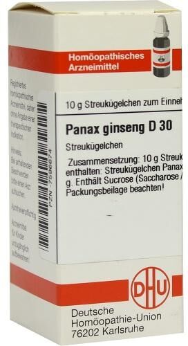 DHU Panax Ginseng D30 Globuli