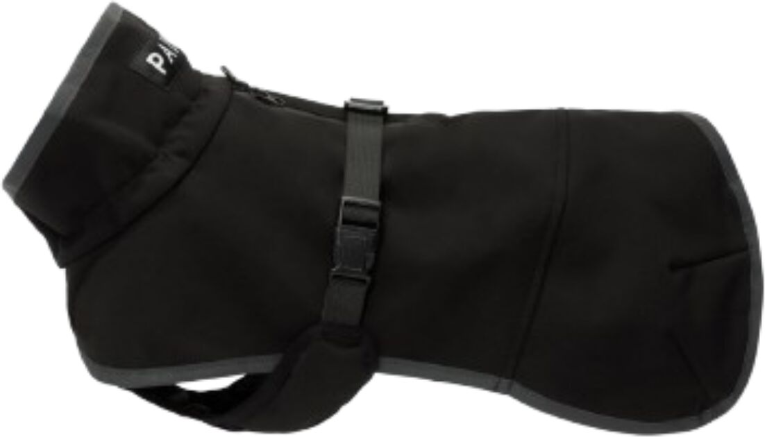 Paikka Giacca per Cani in Tessuto FIR Recovery Softshell Jacket Dark Nero 60 cm