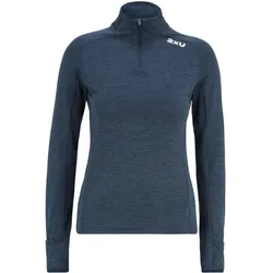 2XU, Damen, Sportshirt, Ignition 1/4 Zip (S), Weiss, Gelb
