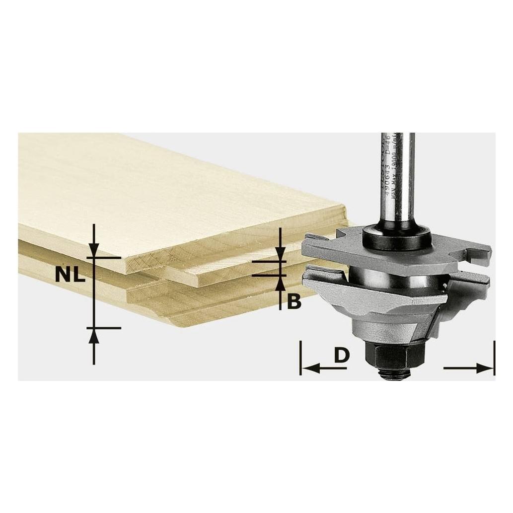 Festool Profil-Federfräser HW S8 D46 x D12-FD (490643)