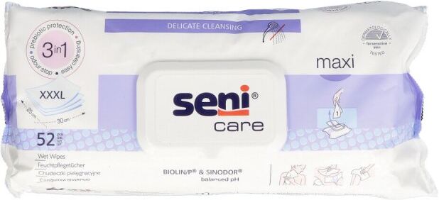 Seni care maxi Feuchttücher 25x30 cm 52stk