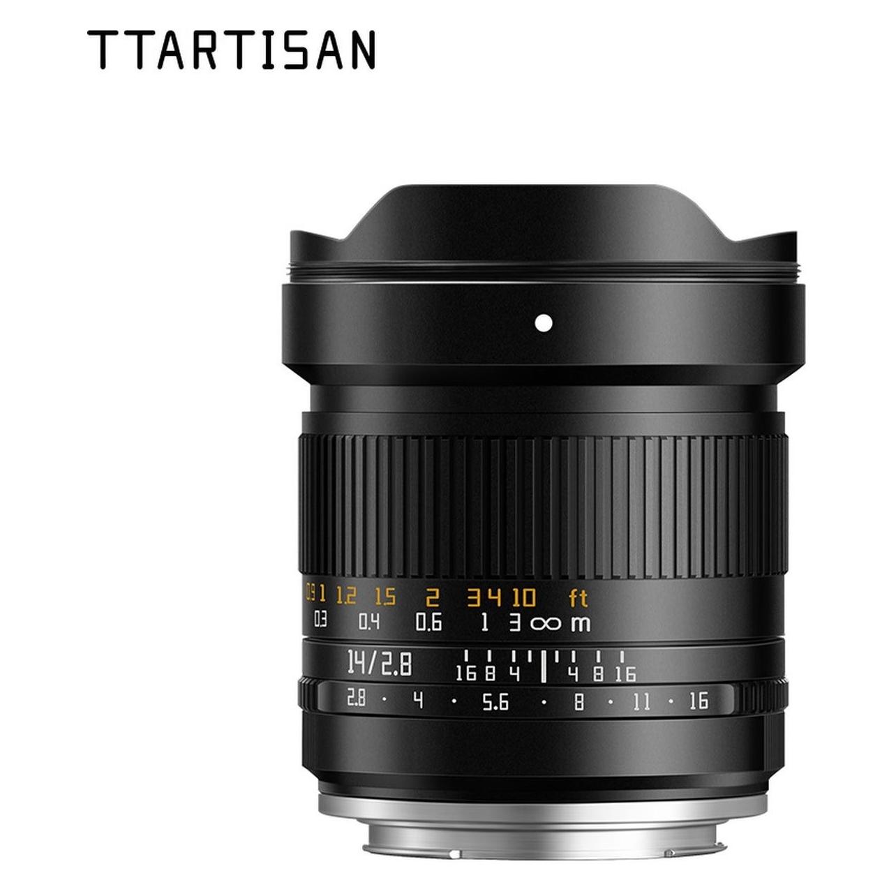 TTArtisan 14mm F2.8 Canon RF (Canon RF, Vollformat) (F1428-RF-B)