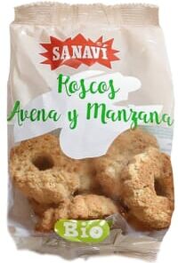 Sanavi Roscas Aveia E Maçã Bio 150g