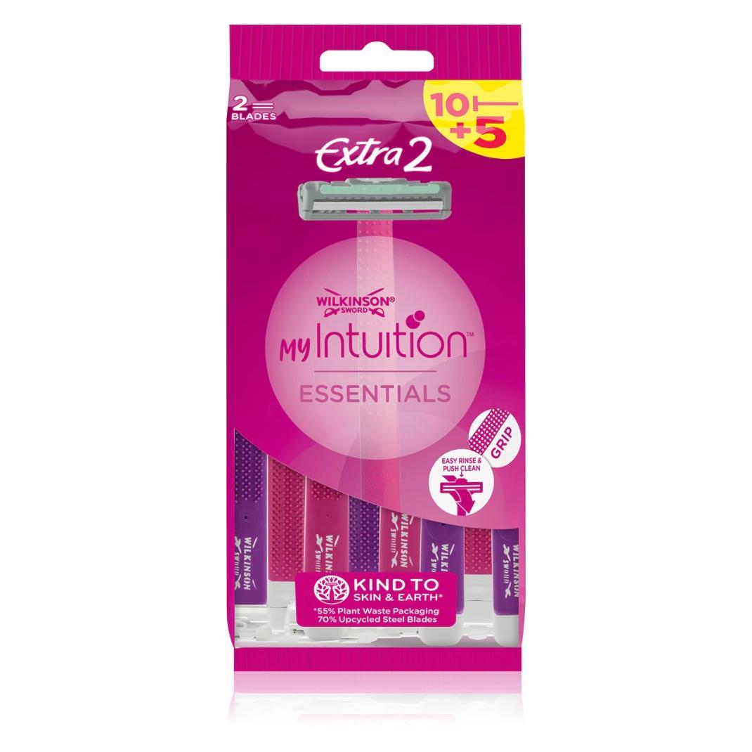 Wilkinson WILKINSON My Intuition Extra2 Essentials jednorazowe maszynki do golenia dla kobiet 15szt (WJD008)