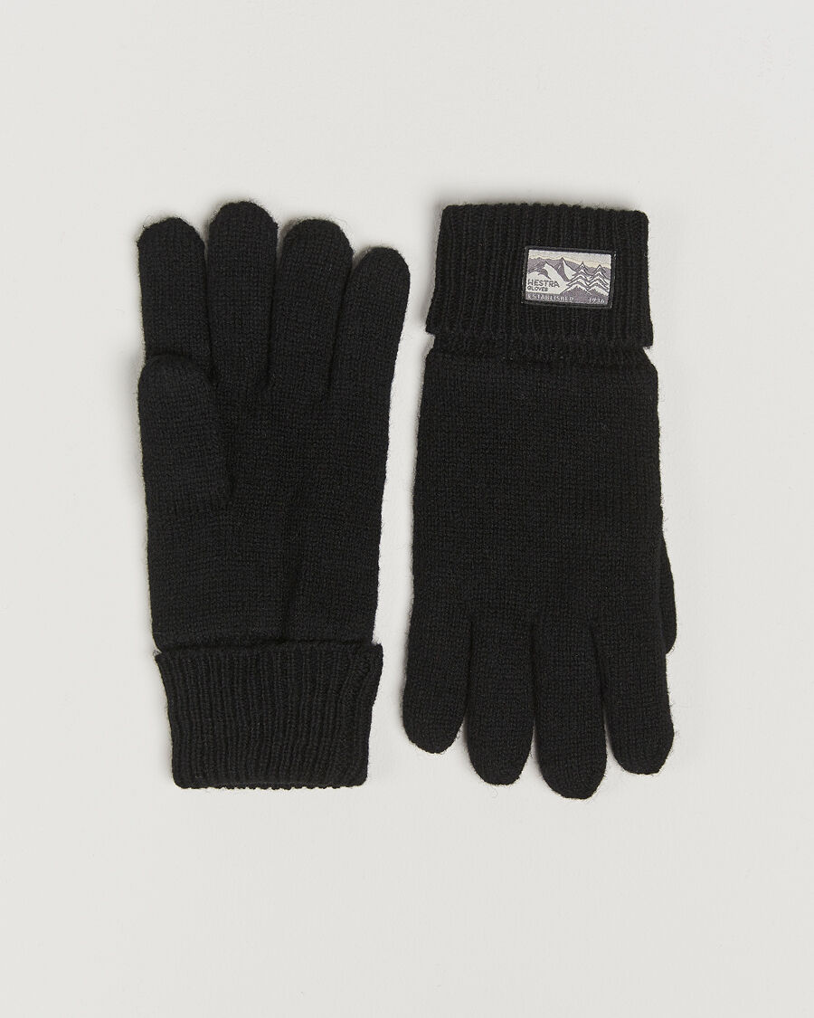 Hestra Raggwool Glove Black men 7 Sort