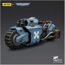 Joy Toy Warhammer 40,000 Raider-pattern Combat Bike Space Wolves with twin-linked bolt rifles 22 cm