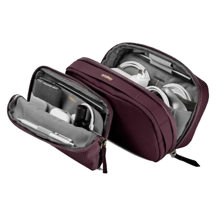 Orbitkey - 2-In-1 Tech Pouch - Plum (WTP1-PLM-109)